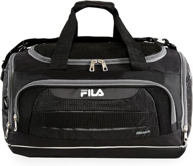 Універсальна спортивна сумка FILA Cypress, маленька, чорна/темно-сіра