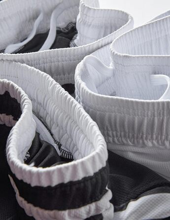 Шорти чоловічі спортивні Liberty Imports з сітки з кишенями, чорно-білі