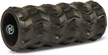 Фітнес ролик EVA Fitness Mad 32x13,5 см чорний, для масажу та йоги