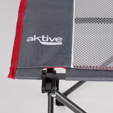 Складний стіл для кемпінгу Aktive 63026 поліестер 62x50x50 см сірий - легкий, компактний, портативний
