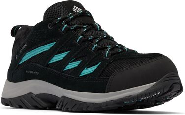Черевики трекінгові жіночі Columbia Crestwood™ Waterproof, чорно-бірюзові (37 EU)