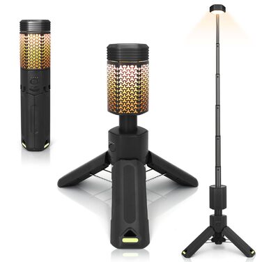 Налобний ліхтар-телескоп з акумулятором 10500mAh, водонепроникний, з магнітною основою та сумкою (чорний)