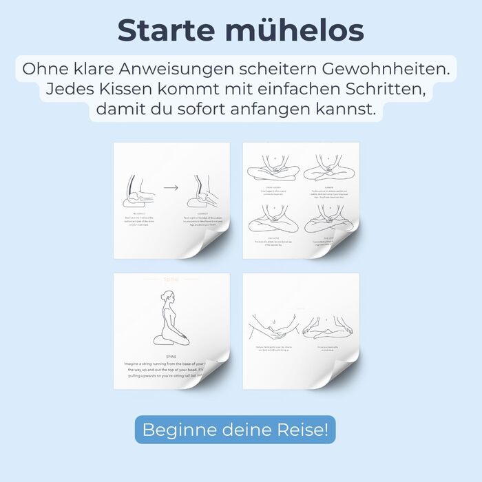 Подушка для медитації Basaho CLASSIC Zafu | З органічної бавовни, з наповнювачем з шкаралупи гречанки | Знімний та пральний чохол, колір: Чорний