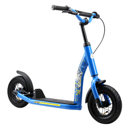 Самокат дитячий STAR SCOOTER City Kick Scooter 10 дюймів, блакитний, з надувними колесами, регульована висота, для дітей від 5 років