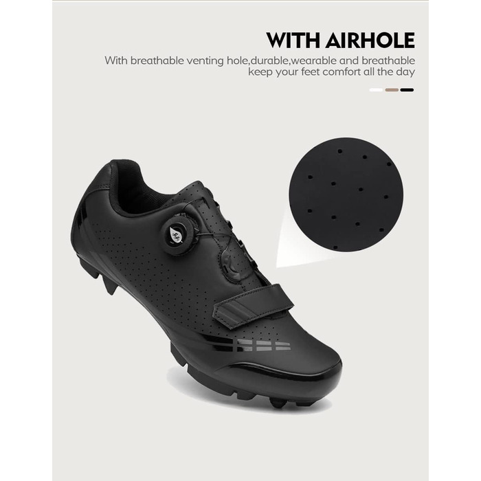 Кросівки для їзди на велосипеді MTB: чоловічі та жіночі, для шосе та гірського велосипеда, SPD, білі, 43 EU