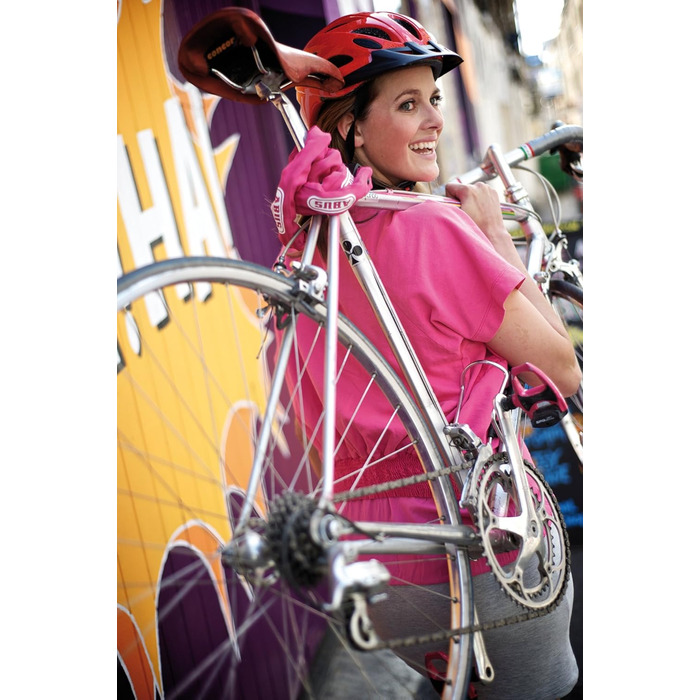 Замок ланцюговий ABUS 1200 Web – 3-значний код, сталевий ланцюг, рожевий, 60 см