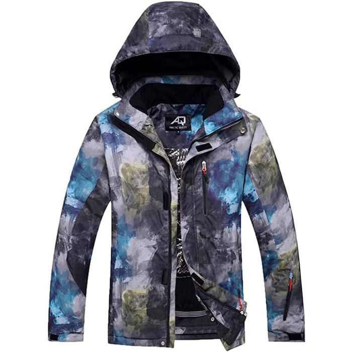 Чоловічий комплект для катання на лижах: куртка та штани, водонепроникний сніговий костюм, вітрозахисний, для сноубордингу та лижного спорту, зимовий, колір: кобальтово-синій, розмір S