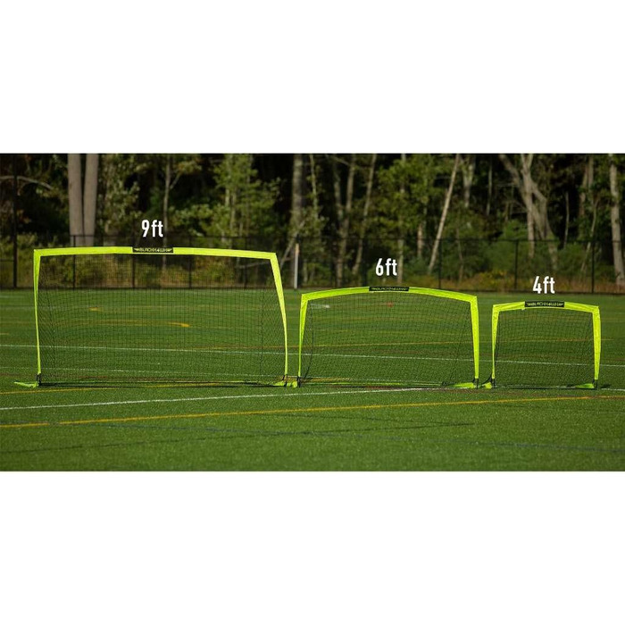 Портативні футбольні ворота Franklin Sports Blackhawk 2,7×1,5 м – складані, для вулиці та приміщень, з сіткою, легка збірка та зберігання