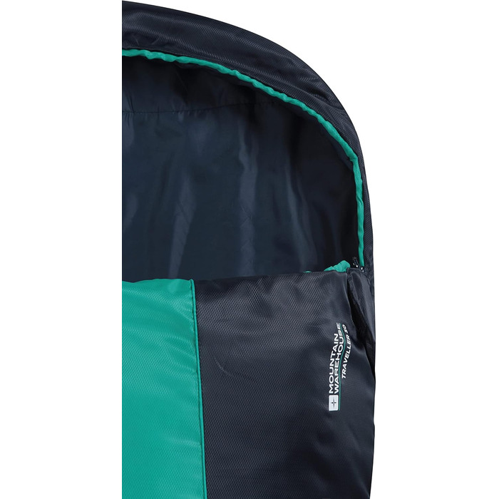Сплячий мішок Mountain Warehouse Traveller 50 - блакитно-зелений, 220 x 80 x 50 см