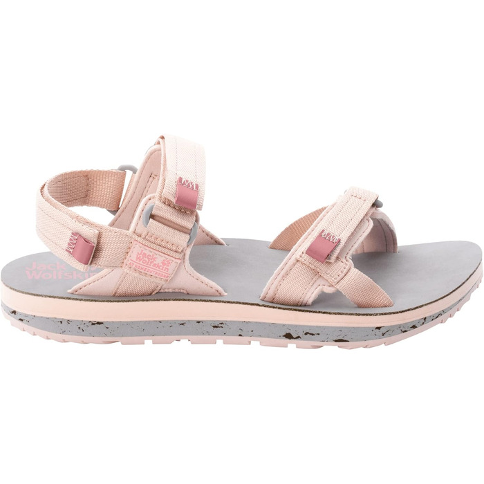 Сандалі жіночі Jack Wolfskin Outfresh Deluxe Rose Grey 39.5 EU - легкі та дихаючі