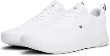 Кросівки Tommy Hilfiger Runner Corporate Knit Rib для чоловіків (43 EU, білий)