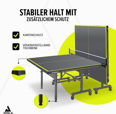 Стіл для настільного тенісу JOOLA Inside J18 Single - розкладний, компактний, з сіткою