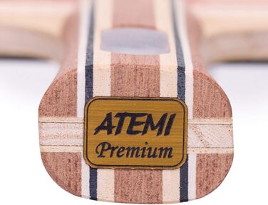 Пінг-понгова ракетка Atemi Pro Carbon 3000: контроль та продуктивність | ITTF-сертифікована | з натурального дерева | анатомічна