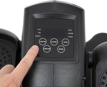 Електричний еліптичний тренажер Mini під стіл з пультом та дисплеєм, 5 швидкостей