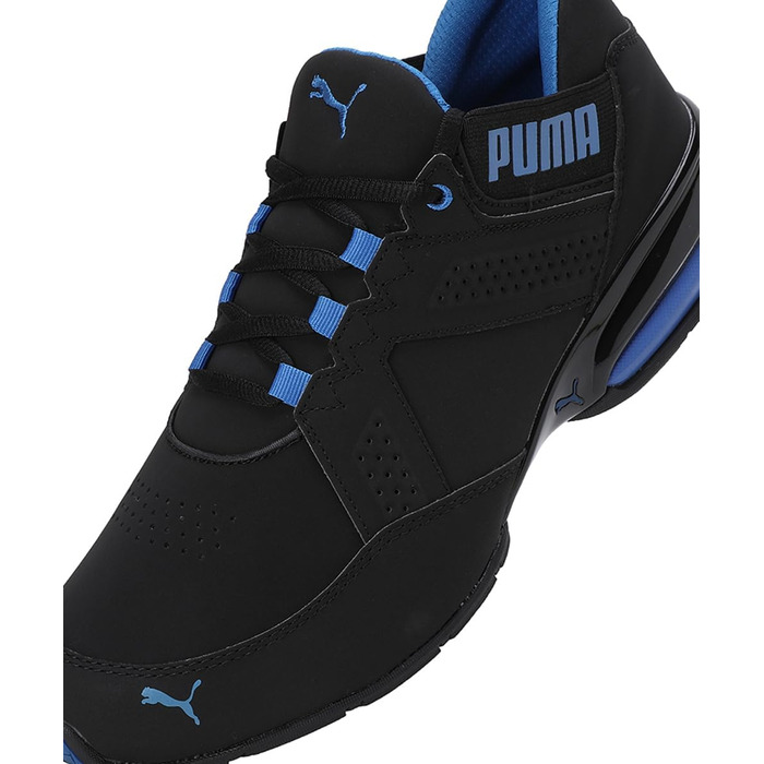 Чоловічі кросівки PUMA Enzin SL V2 для бігу та повсякденного носіння (42.5 EU, Puma Black Lapis Blue)