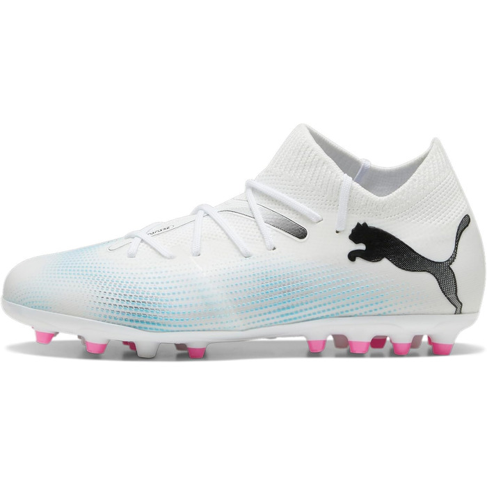 Дитячі футбольні бутси PUMA Future 7 Match Mg Jr - 28 EU - Біло-рожеві