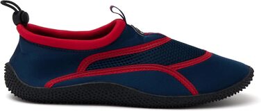 Шкарпетки для плавання JOMIX: аквашузи для жінок, чоловіків та дітей. Зручні, швидковисихаючі, для басейну, пляжу, серфінгу. Розмір 38 EU. Кольори: морський, червоний.