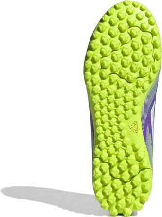 Дитячі футбольні бутси adidas F50 Club Turf для футболу, розмір 30 EU, Purple Rush/Cloud White/Lucid Lemon