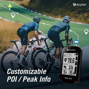 Велокомп'ютер Bryton Rider 420/15NEO з GPS, бездротовий
