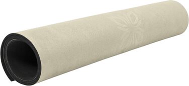 Йога-мат OMNANA Miracle Vanilla 190x70см, мікрофібра та натуральний каучук, антиковзкий, вологостійкий, для йоги, пілатесу та фітнесу, 4мм