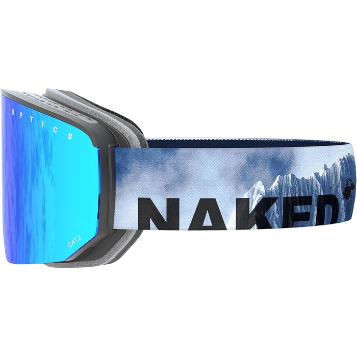 Гірськолижна маска NAKED Optics NOVA для чоловіків і жінок, змінні лінзи, для сноуборду та лиж, підходить для окулярів, для поганої погоди, комплект із додатковою лінзою