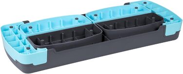 Сходи для аеробіки та фітнесу Rebel Step RBA-3225-BL сіро-блакитні (3 сходи)