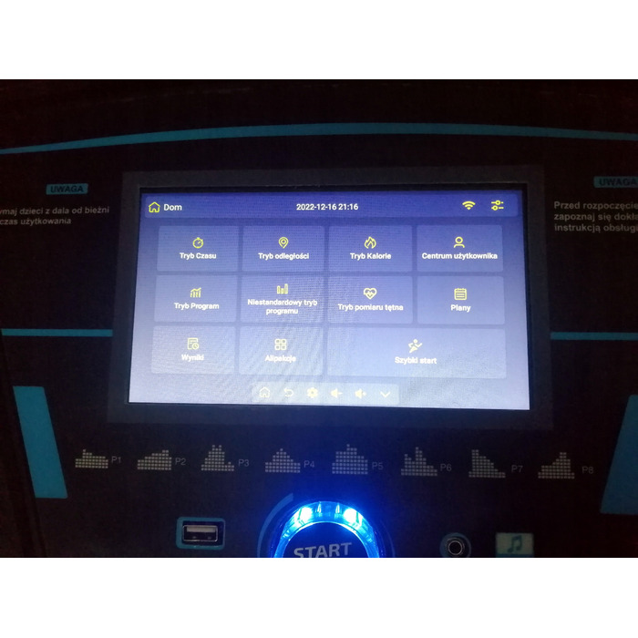 Електрична бігова доріжка FIT-NET 500 TFT з масажером, до 140 кг, 1-17 км/год