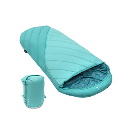 Спальник дитячий Qeedo Buddy Junior Camping 3 сезони (10-25°C) для хлопчиків та дівчаток до 140 см / 10 років Turtlemint