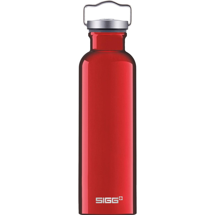 SIGG Алюмінієва пляшка для напоїв, оригінальна, сертифікована як кліматично нейтральна, підходить для газованих напоїв, герметична, легка, без BPA, 0,5/0,75 л