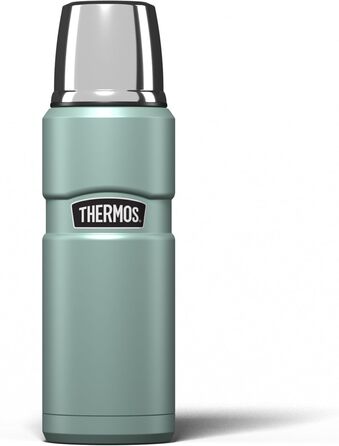 Термос Thermos Stainless King 470 мл багатоцільовий, оригінальний стиль, для подорожей і щоденного використання, ізольована пляшка або термокружка