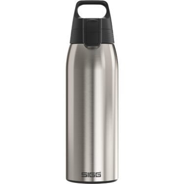 Сталева пляшка для води Sigg Shield ONE для газованих напоїв, герметична, BPA-free, 1 л, Brushed