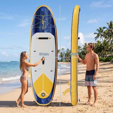 Надувний SUP Борд JUMMICO з рюкзаком (Тюрковий) - Комплект для Stand Up Paddling