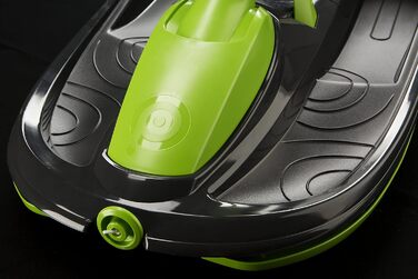 Гізмо Райдерс - двомісний санки для катання на снігу з диференціальним керуванням та низьким гальмом, Stratos Mystic Green