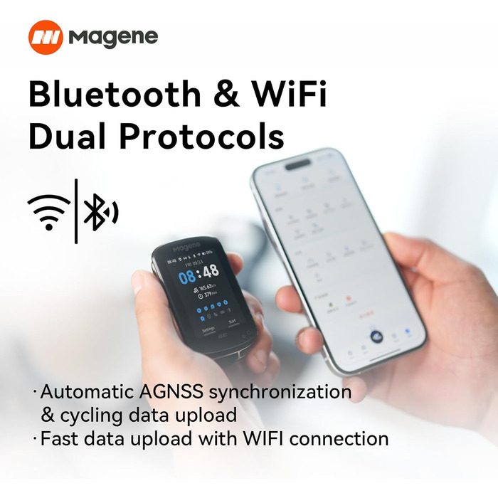 Велокомп'ютер Magene C506SE GPS із навігацією, водонепроникний, кольоровий екран 2,4