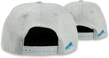 Набір бейсболок Soulbuddy для батька та сина (2 шт) — сімейна кепка Snapback для чоловіків та дітей, сіро-блакитний колір