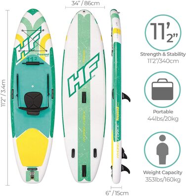 Надувна дошка для SUP Bestway Hydro-Force Freesoul Tech 2020