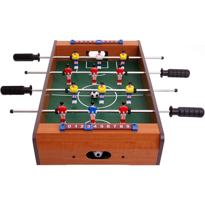 Настільний футбол Mendler Mini HWC-J68, дерев'яний, 51x31x10 см, з аксесуарами