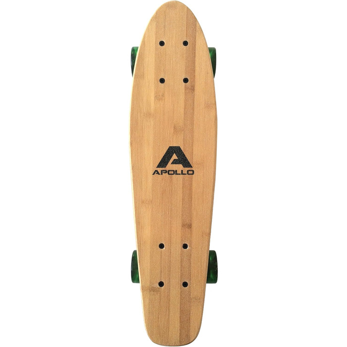 Скейтборд Apollo Fancy Vintage Mini Cruiser 22.5 дюйма, дерев'яна дека, для дітей від 8 років, з/без LED-коліс