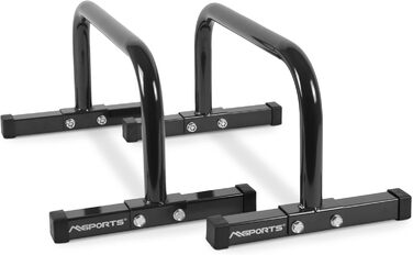 Паралети для фітнесу MSPORTS, професійні, 60x35x29 см, бруси для віджимань, ручки для тренувань