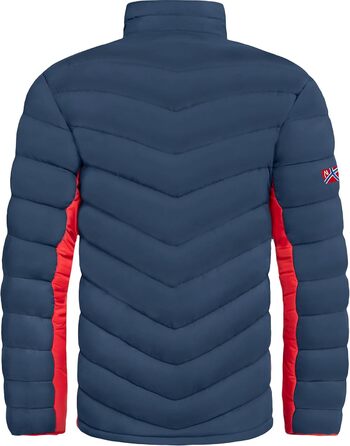 Зимова куртка Nebuus GRAFFITY для чоловіків (темно-синій/червоний, розмір S)