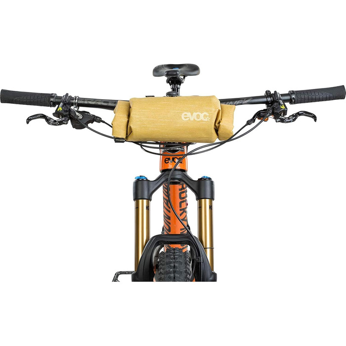 Велосипедна сумка на кермо EVOC Handlebar Pack BOA, водостійка, 2,5/5 л, швидкий доступ, система BOA, жовта