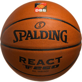 Баскетбольний м'яч Spalding TF250, розмір 7, композитна шкіра