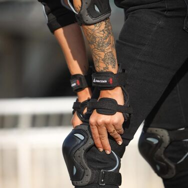Захисний комплект Rollerblade Skate Gear 3 для дорослих, унісекс, S, чорний