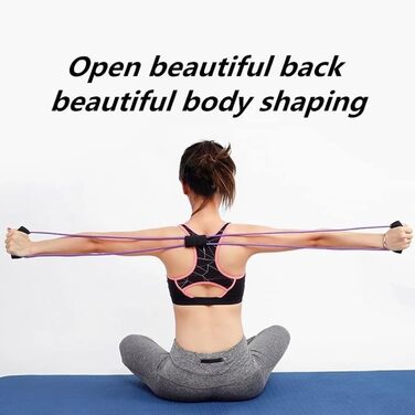 Набір для пілатесу HoldOneLight для жінок: кільце, фітбол 25см, гумки Booty & Figure-8, повний комплект для фітнесу, рожевий