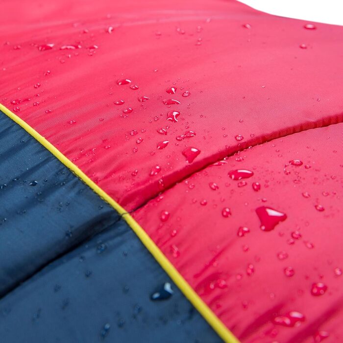 Сплячий мішок Trespass Bunka Unisex на 3 сезони з утеплювачем Hollowfiber, червоний