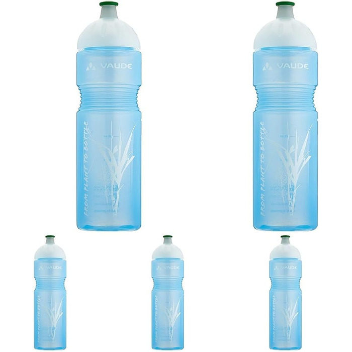 Велосипедна пляшка VAUDE Organic 0,75 л, синя, набір 5 шт.