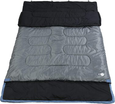 Спальний мішок Gear Marin XXL для 2 осіб (220x150 см) - 3 сезони, комфорт +11°C, екстрем -7°C, роздільний на 2 спальні мішки