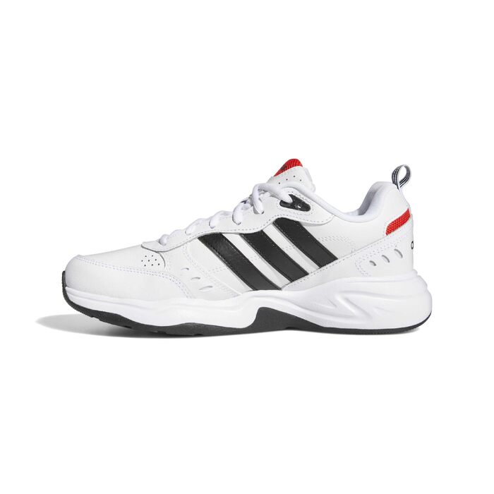 Чоловічі кросівки adidas Strutter — Білі з чорним та червоним (Cloud White/Core Black/Active Red), розмір 43 1/3 EU
