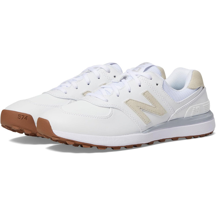 Жіноче golf-взуття New Balance 574 Greens V2 (43 EU, білий, Opulenter Garten)