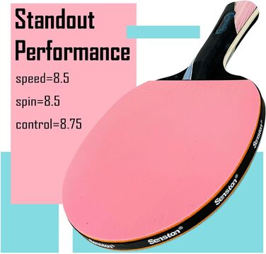 Набір для настільного тенісу Senston: ракетки та м'ячі S7 для професійної гри та розваг